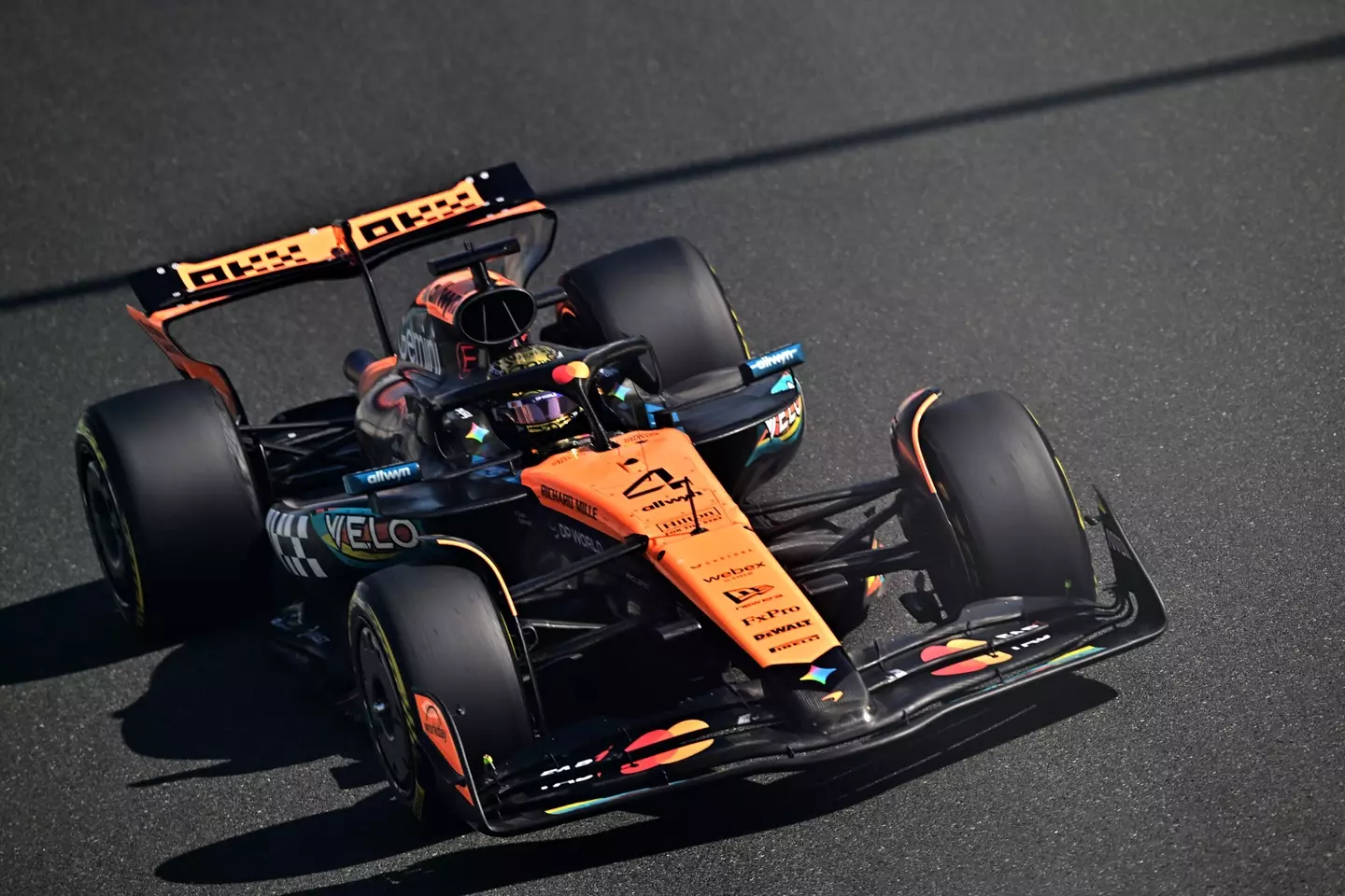 Lando Norris was back in the car on Tuesday for post-season testing. Image: Getty