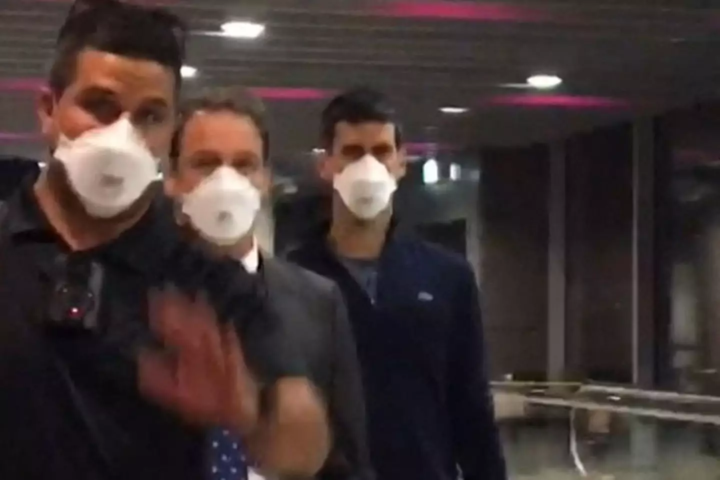Novak Djokovic was detained in Melbourne for 10 days before being allowed to leave in January 2022 (Image: Getty/AFP)