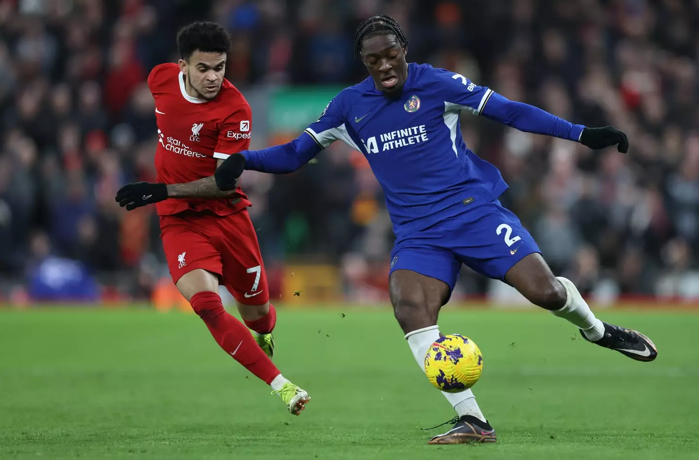 Chelsea play Liverpool in the 2024 Carabao Cup final. (