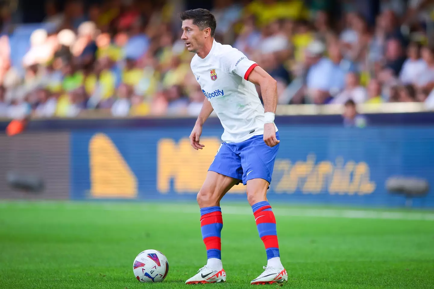 Lewandowski has not hit the ground running so far this season. (