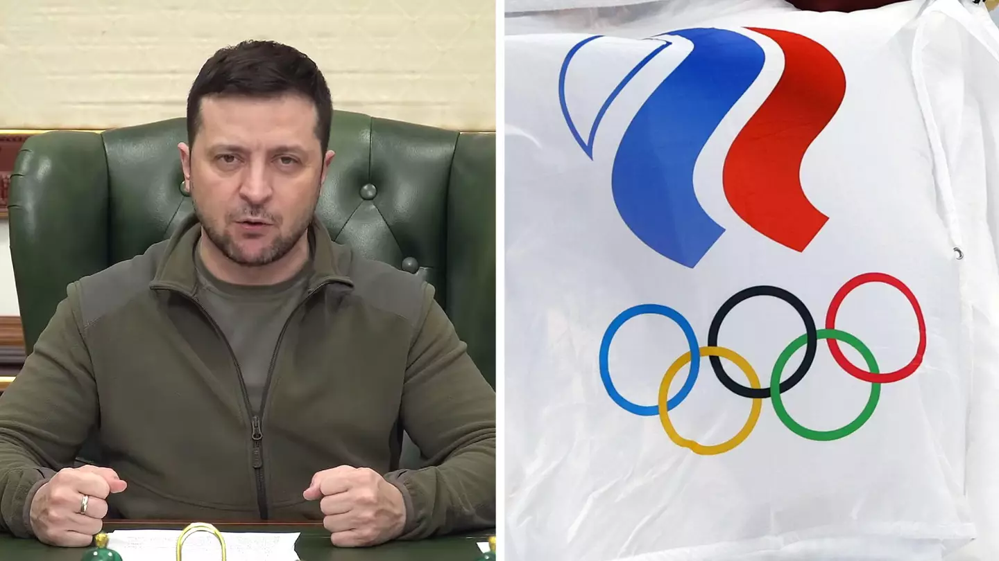 Ukrainian President says allowing Russia at Paris Olympics would tell the 'world that terror is acceptable'