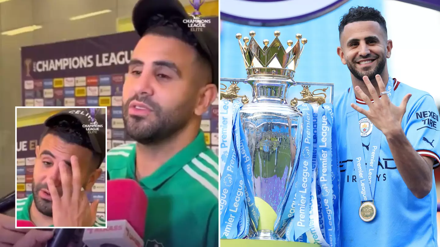 Riyad Mahrez loses it with Saudi reporter after being asked why he isn't as good as he was at Man City