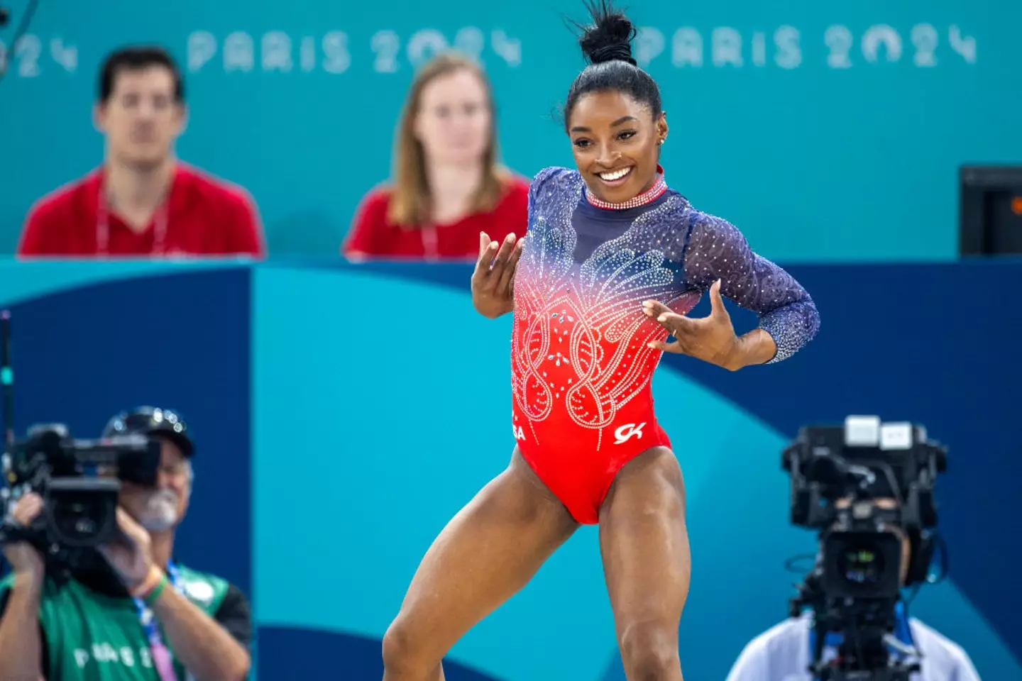 Simone Biles is widely regarded as one of the best Olympic athletes of all time. (Image: Getty)