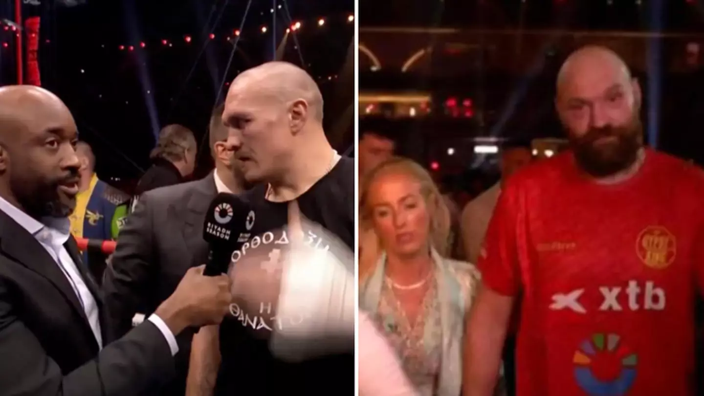 The 'disrespectful' act that led to Tyson Fury storming out of the ring after losing to Oleksandr Usyk