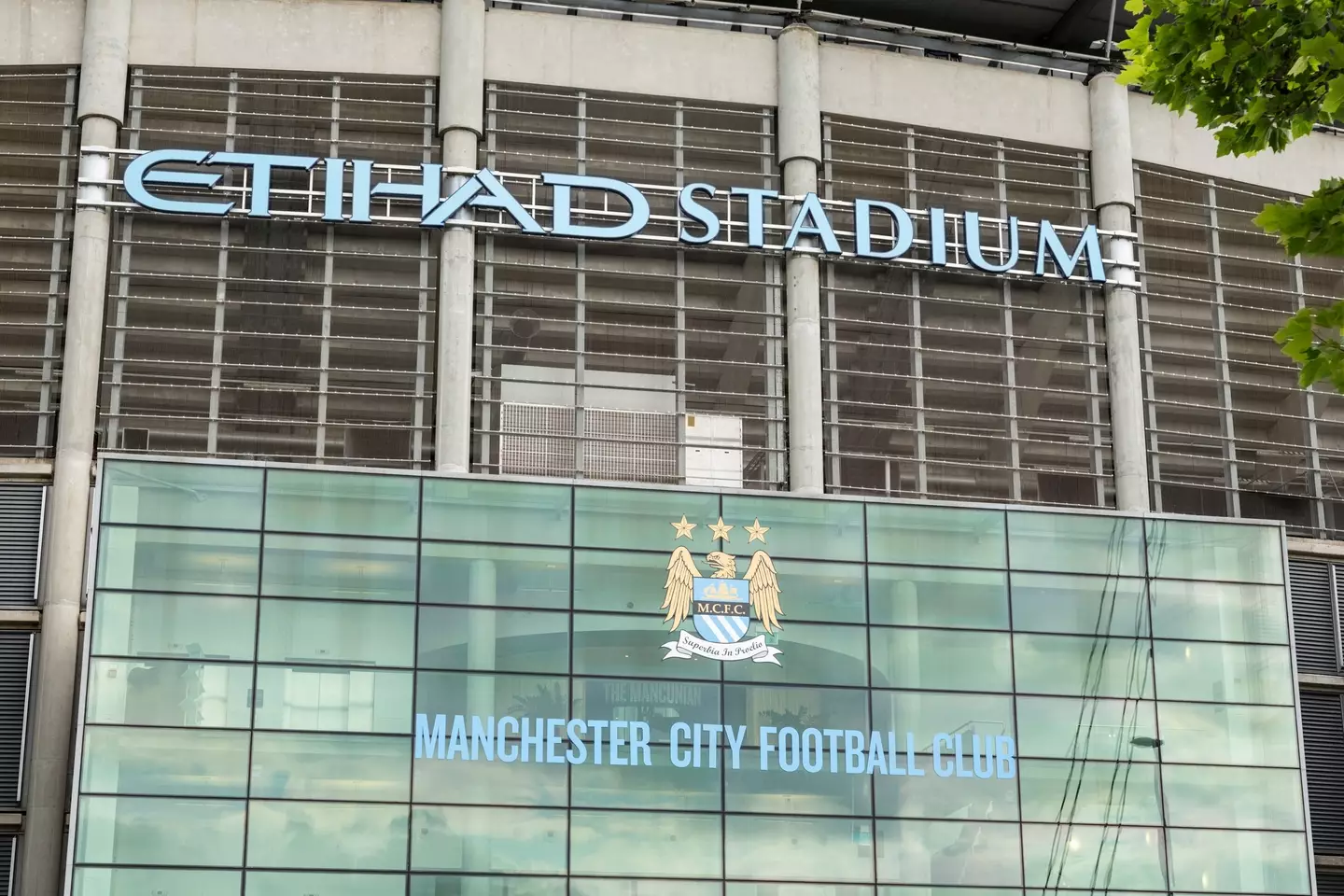 Manchester City's football stadium. Image: Alamy