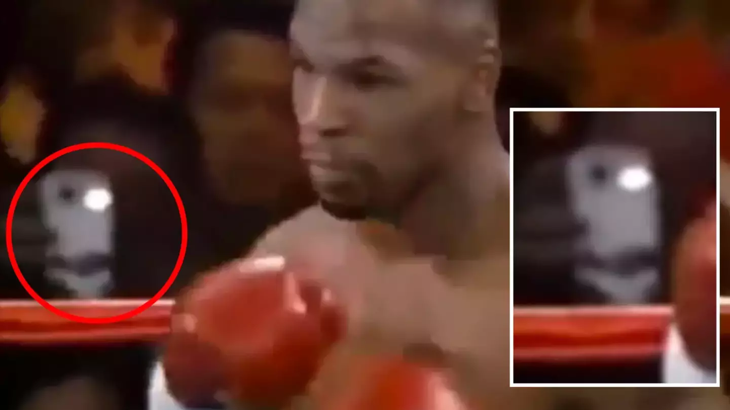 Boxing fans are convinced there's a 'time traveller' in 1995 Mike Tyson fight video