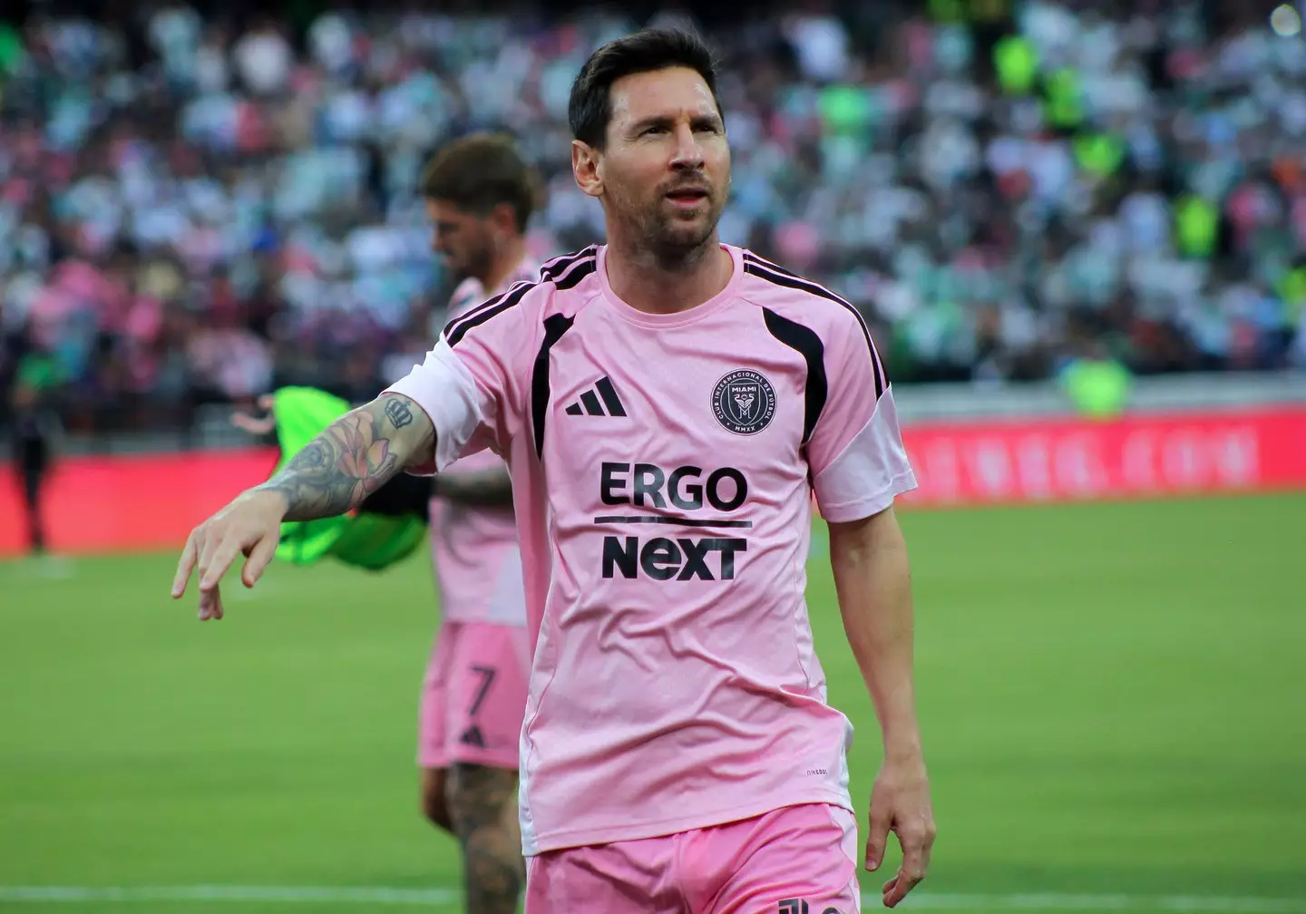 Lionel Messi has been linked with a move away from Inter Miami. Image: Getty