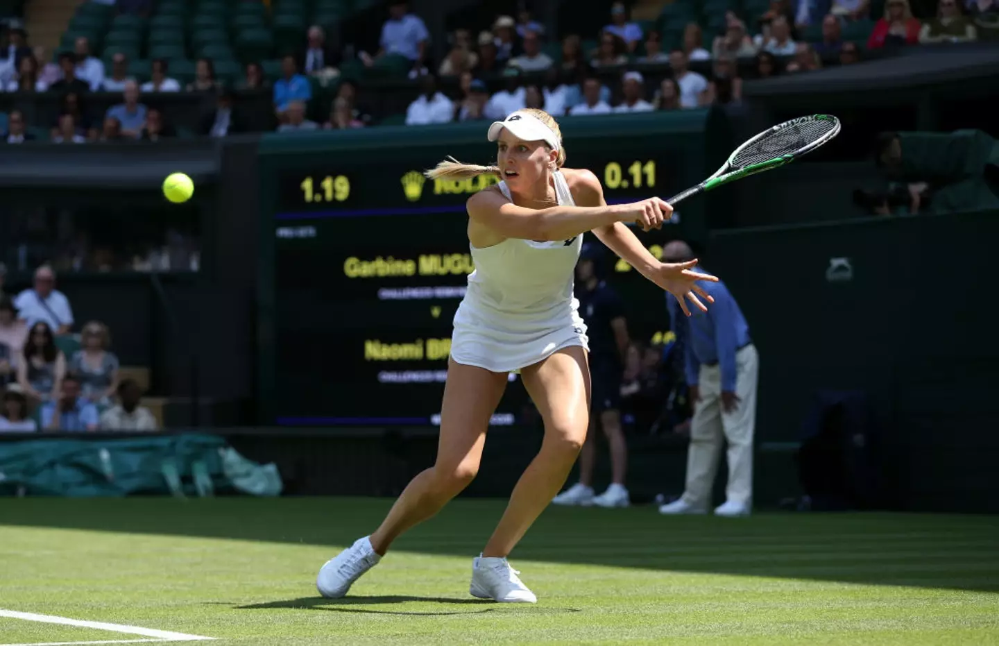 Naomi Broady played at Wimbledon throughout her career. (Image: Getty)