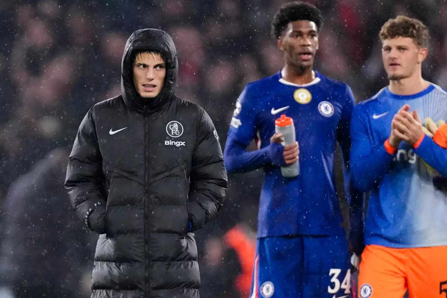 Alejandro Garnacho was left on the bench against Ajax. Image: Getty