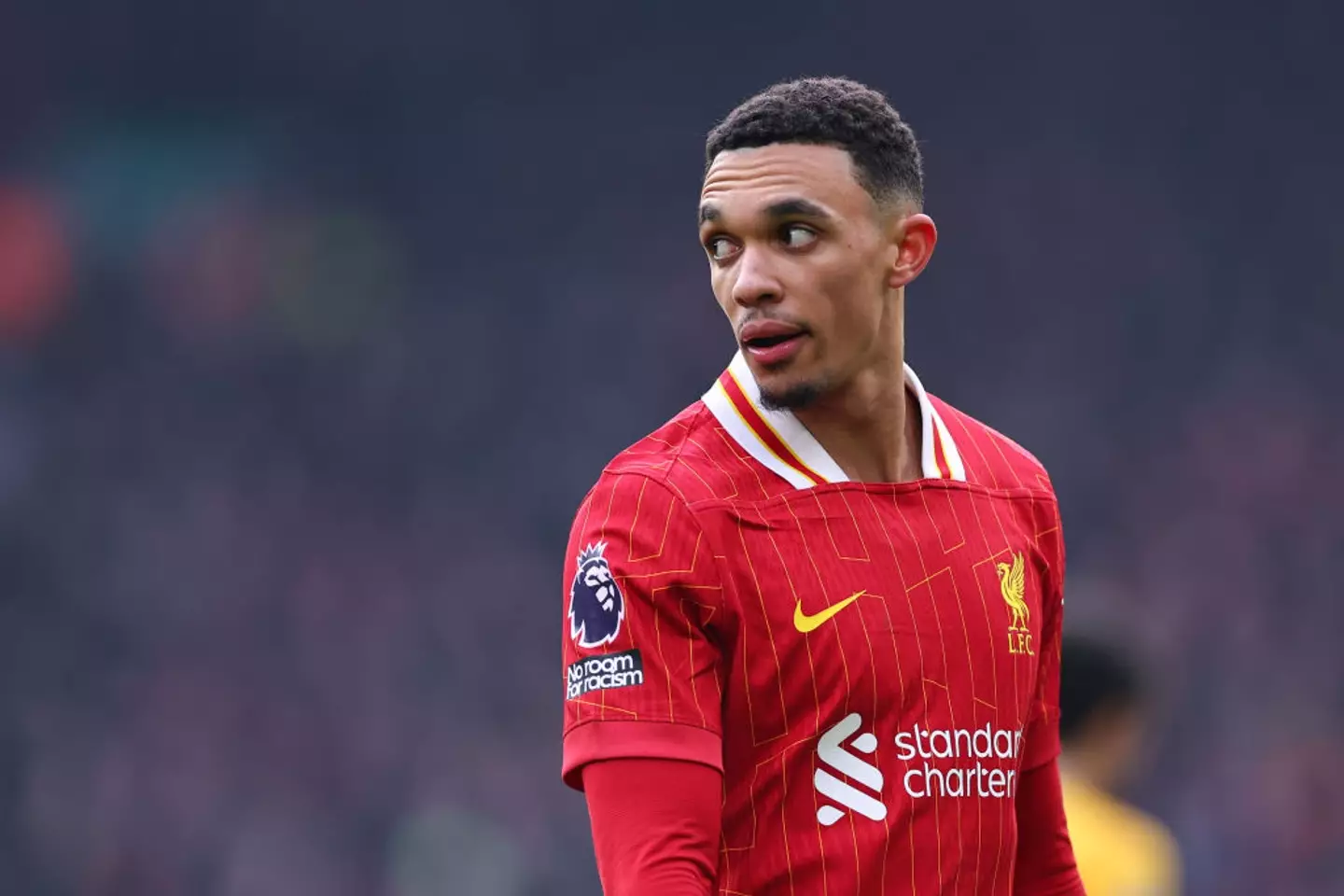 Trent Alexander-Arnold has been linked with a transfer to Real Madrid in recent months. (Image: Getty)