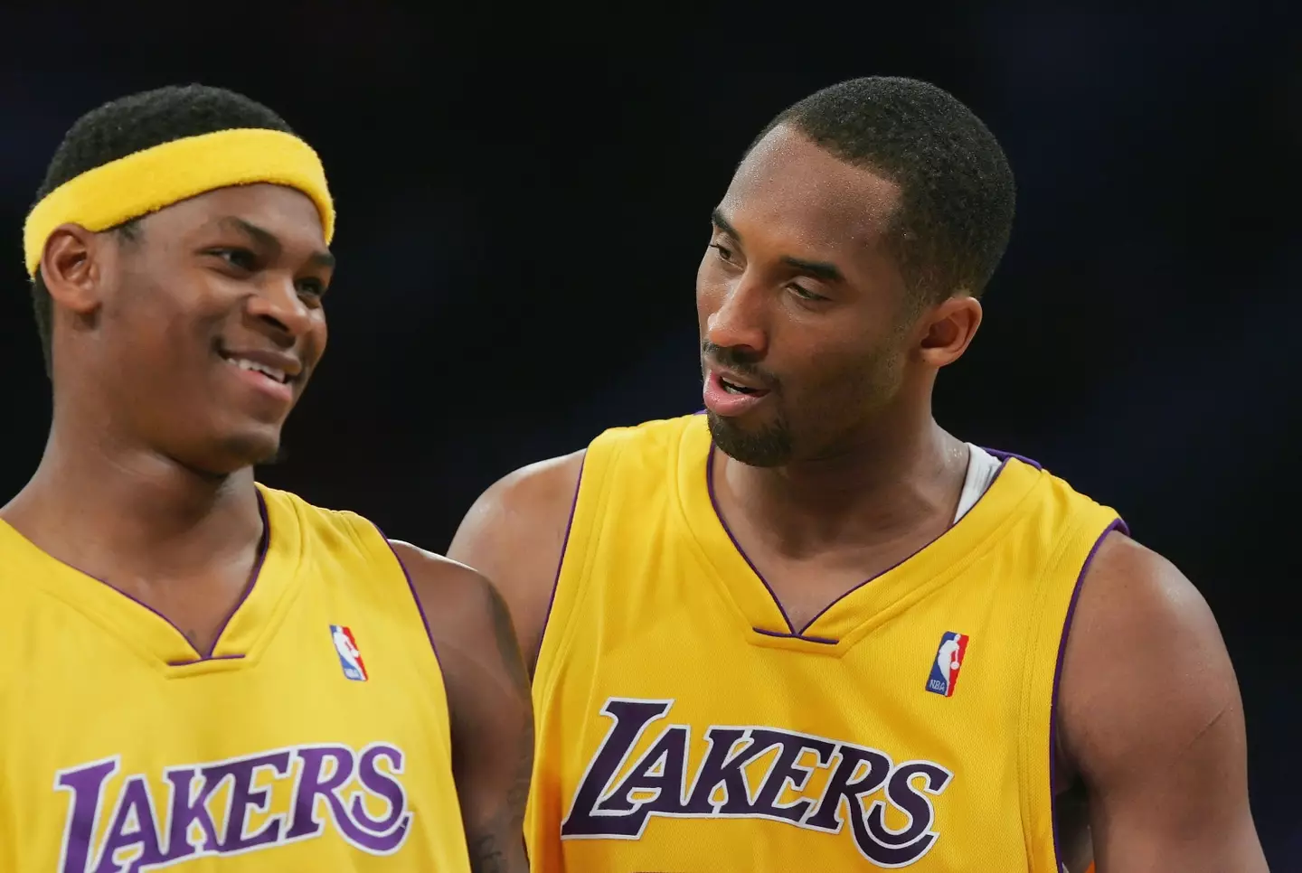 Smush Parker and Kobe Bryant. (Image: Getty)