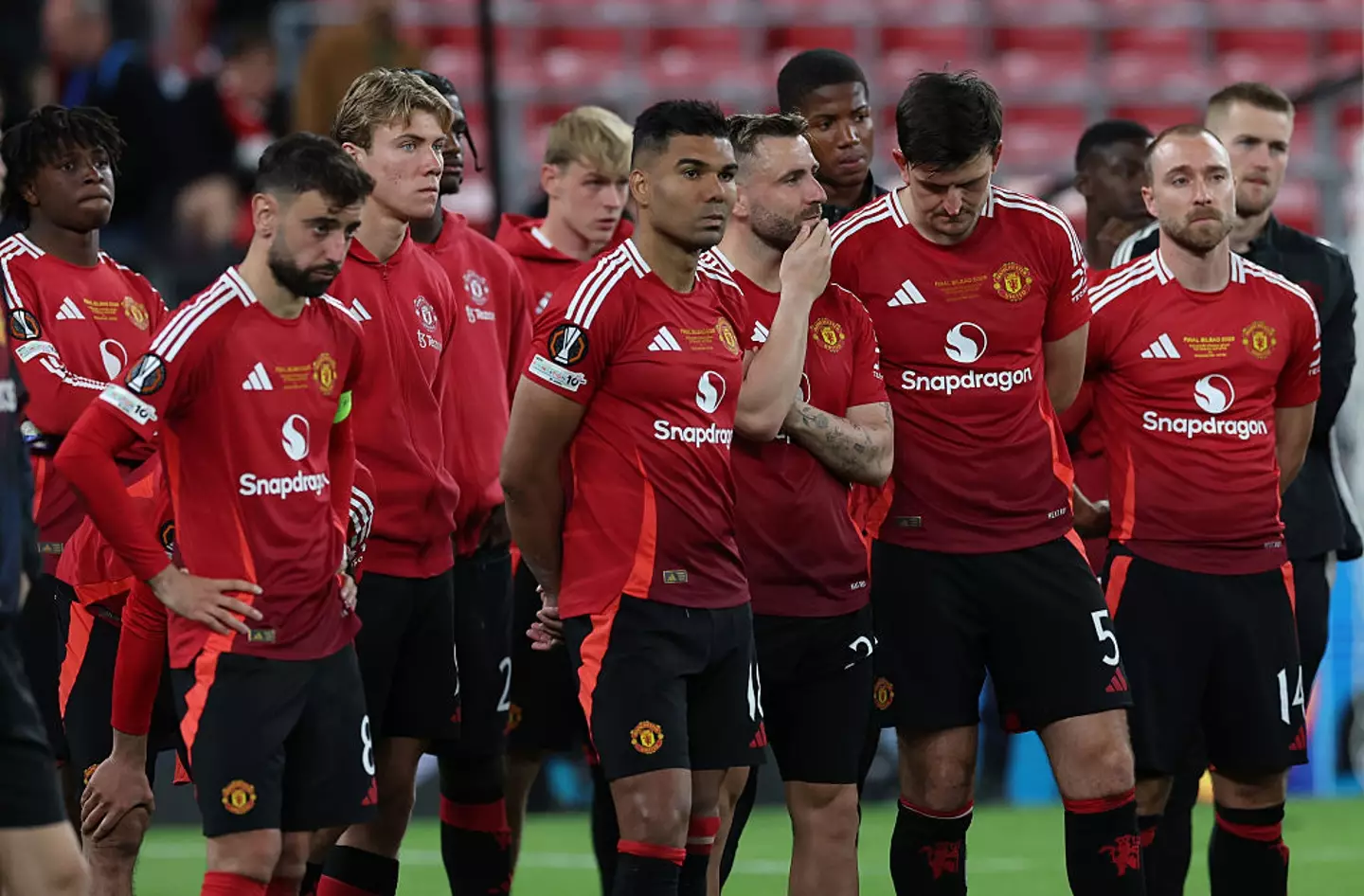Manchester United lost the Europa League final to Spurs this season. (Image: Getty)
