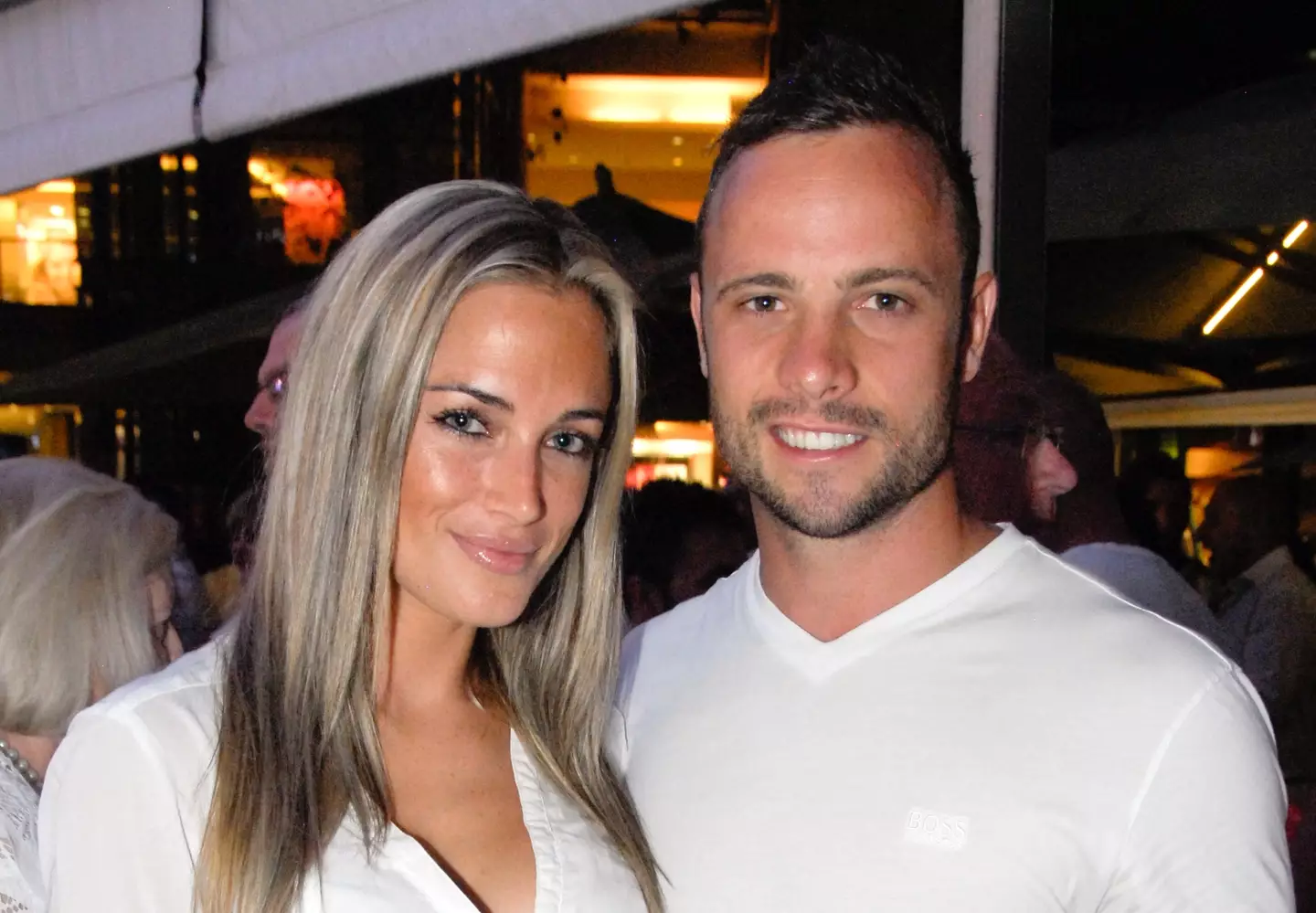 Oscar Pistorius and Reeva Steenkamp (