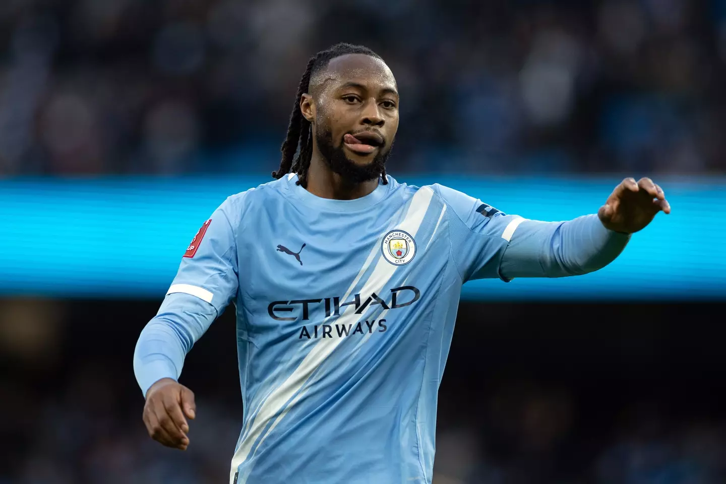 Semenyo scored on his Man City debut on Saturday (Image: Getty)