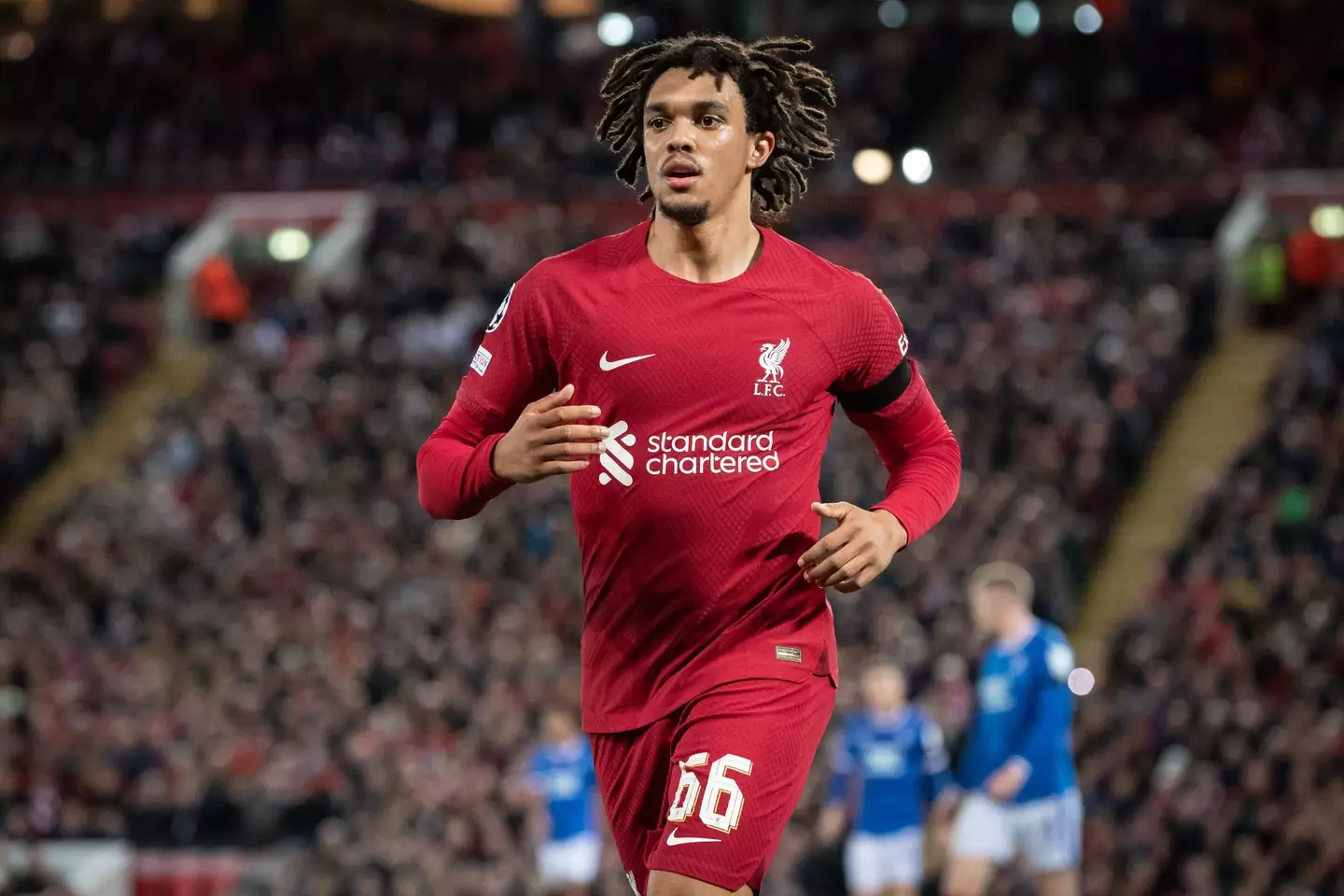 Alexander-Arnold streamed alongside Speed on Wednesday night (Image: Alamy)