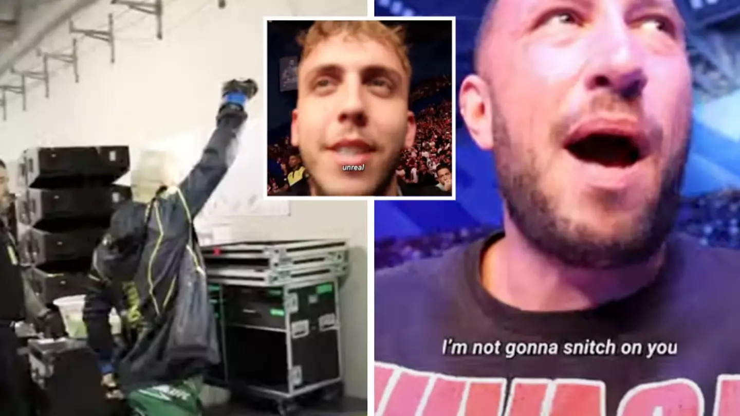 YouTuber snuck into UFC 284 and managed to walkout alongside Alex Volkanovski