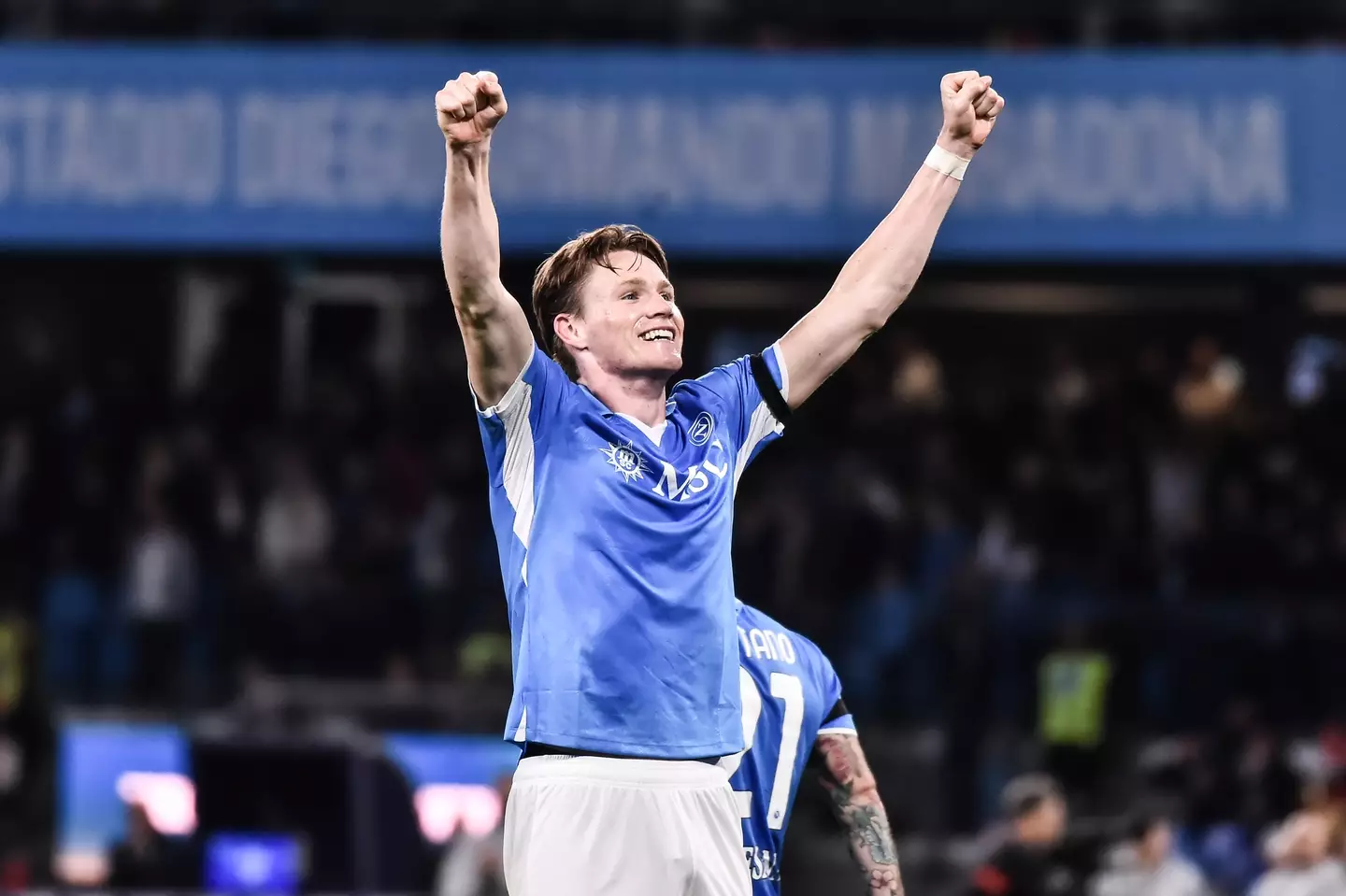 Scott McTominay could become a Serie A winner in his first season. Image: Getty