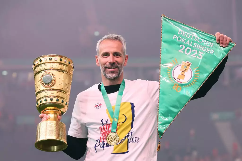 Marco Rose guided RB Leipzig to DFB-Pokal glory in 2023 (Credit:Getty)