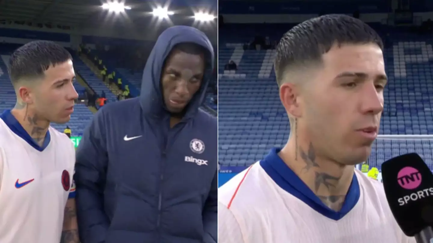 Chelsea's Enzo Fernandez does an interview in English for the very first time and it's immediately gone viral