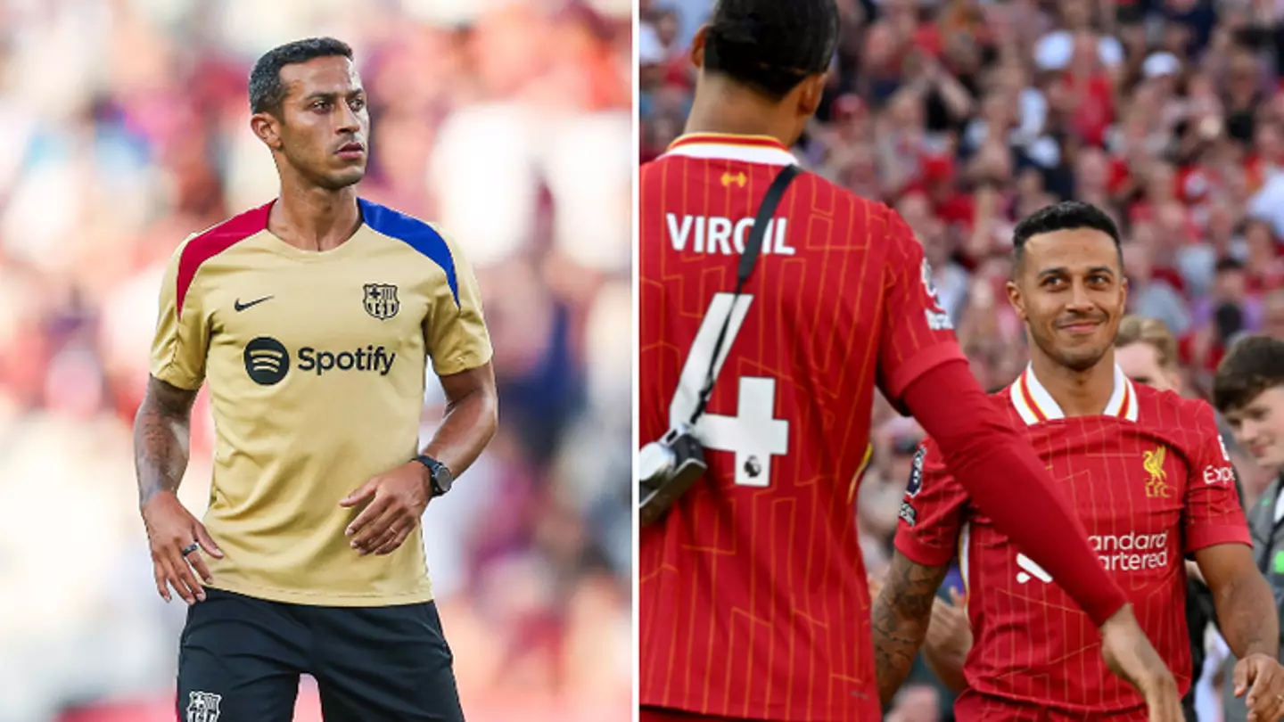 Thiago Alcantara makes shock return to Liverpool after leaving Barcelona for one reason