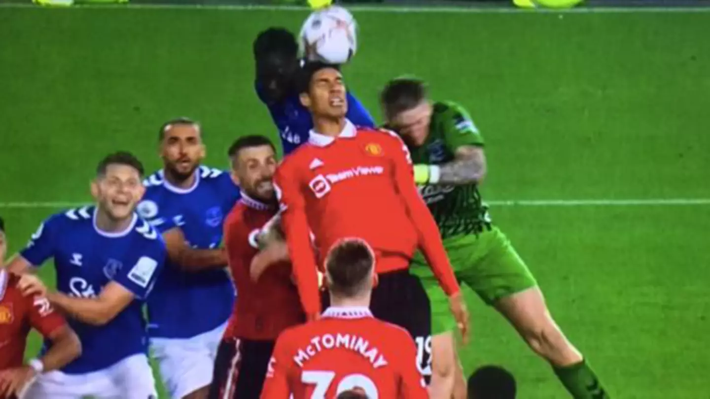 Raphael Varane came on in the 93rd minute but his first touch saved the game for Man Utd