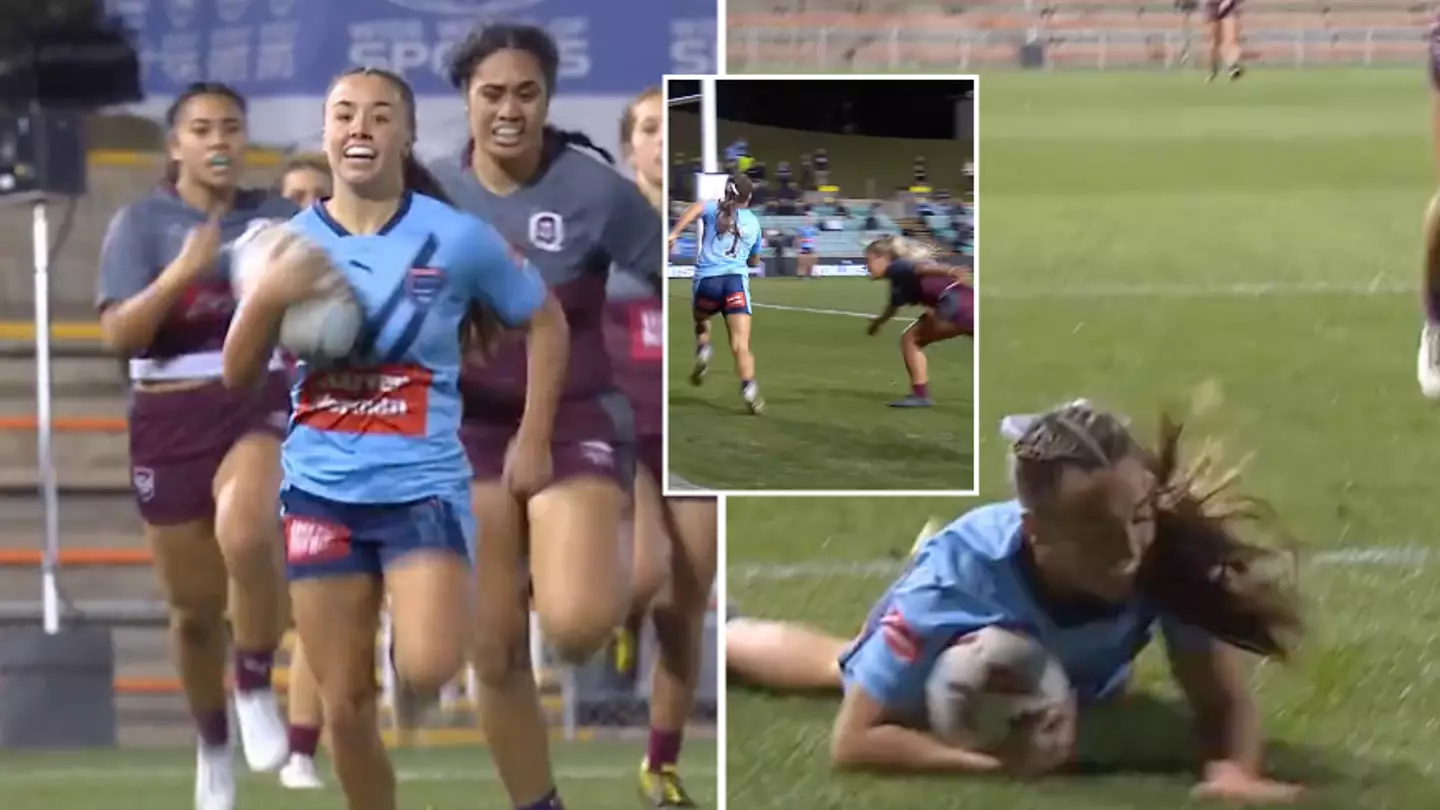 'UNBELIEVABLE': 110 Metre Solo Try Secures Win For NSW Women's Under 19s In State Of Origin