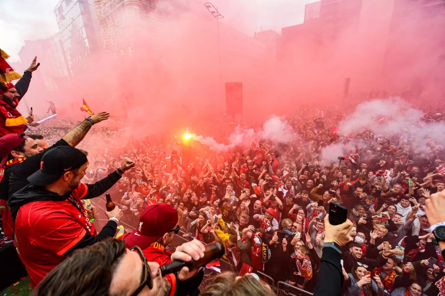 Liverpool's 2022 parade was attended by over half a million people. (Image: Getty)