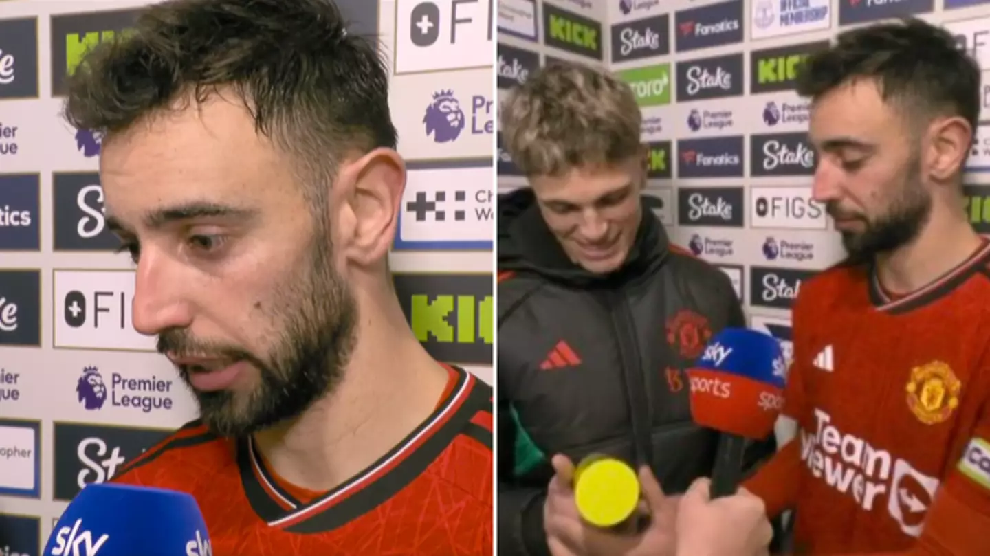Bruno Fernandes claims another Man Utd player deserved POTM vs Everton over Alejandro Garnacho