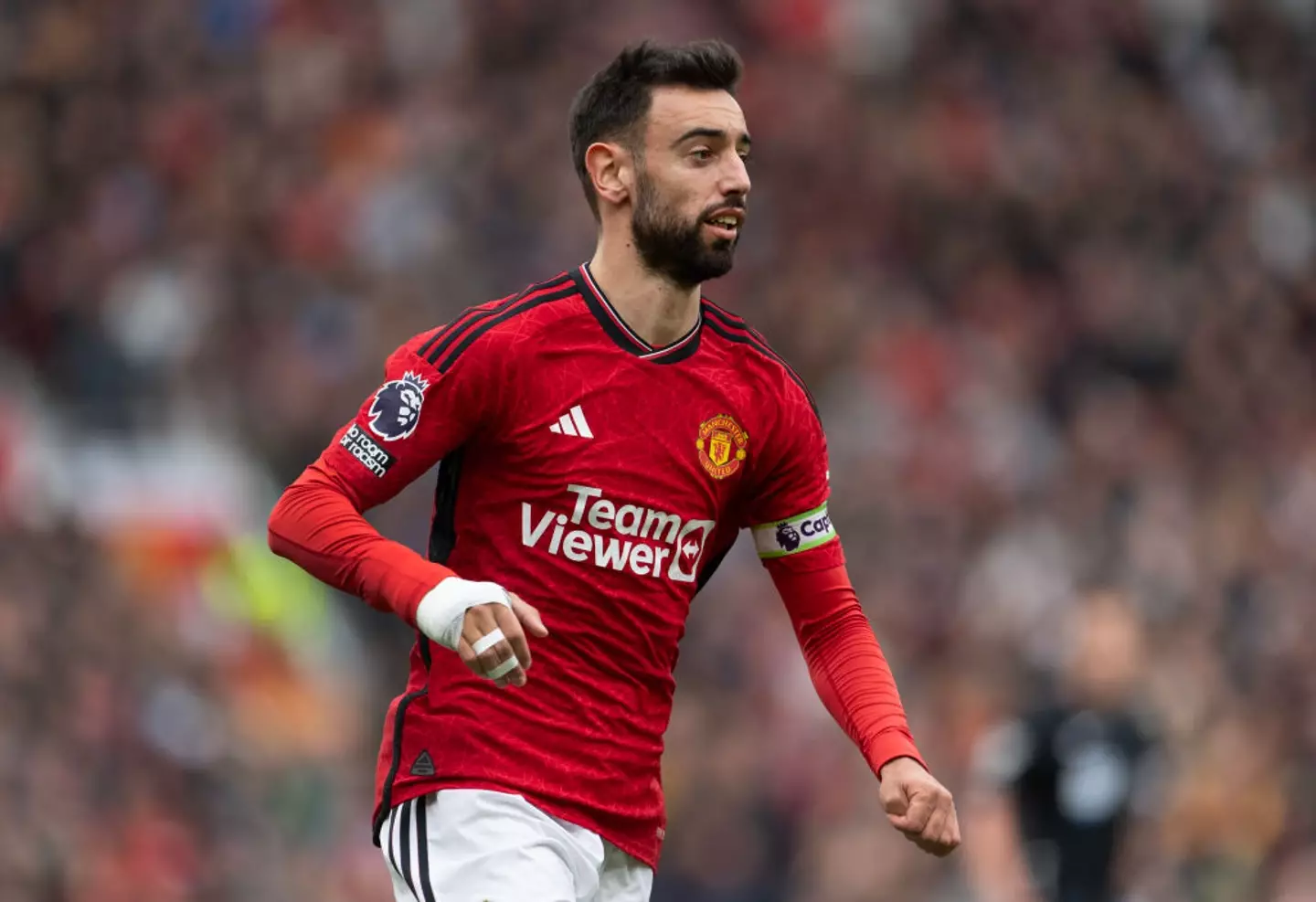 Bruno Fernandes has been linked with a move away from United (Image: Getty)