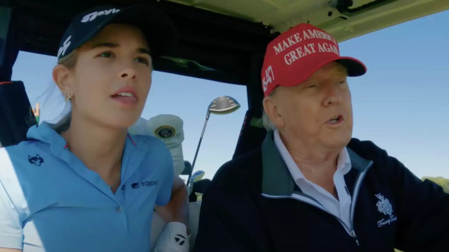 Donald Trump Responds to ‘Awkward’ Barron Rumour While on Golf Trip