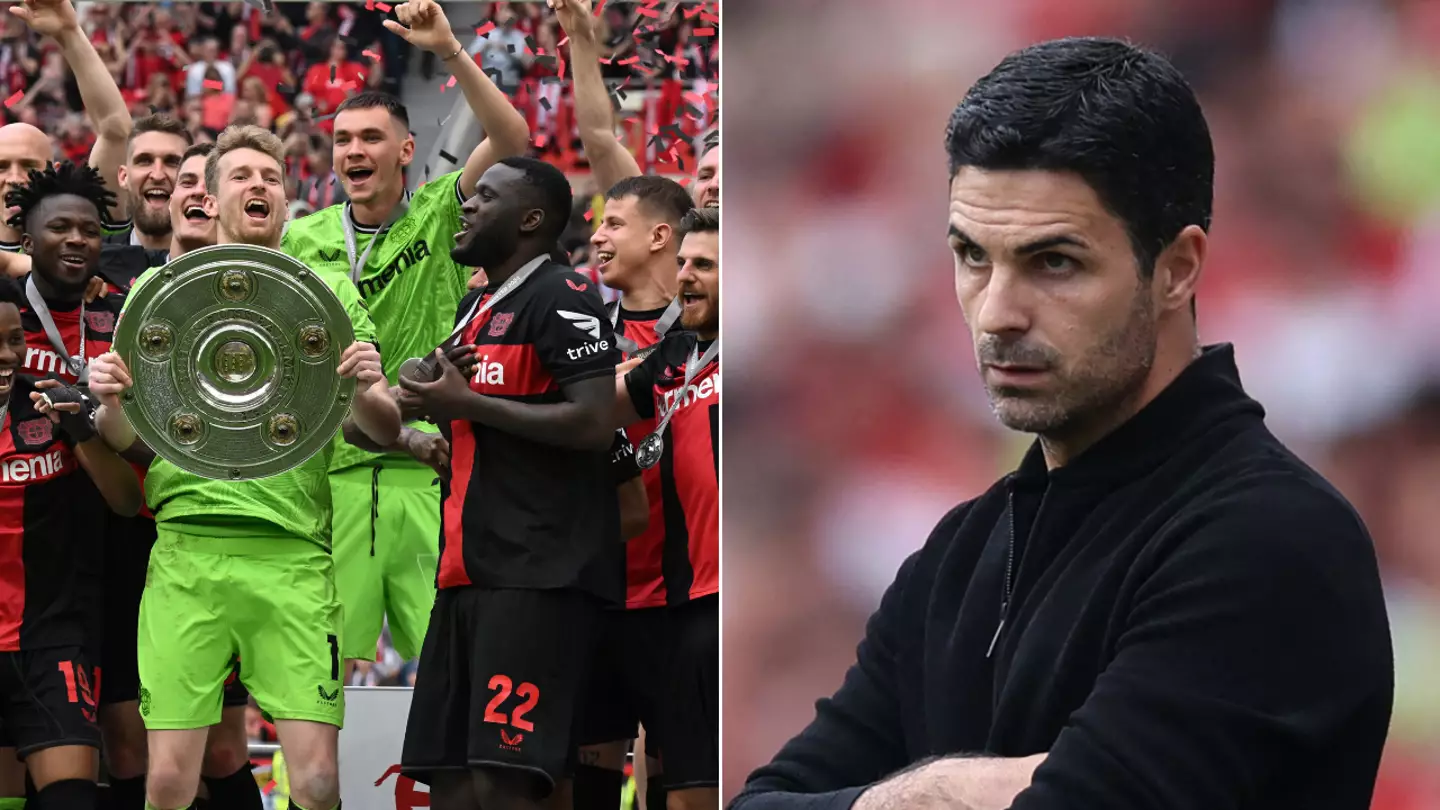 Fans think Bayer Leverkusen's account 'trolled' Arsenal with post moments after Premier League title heartbreak