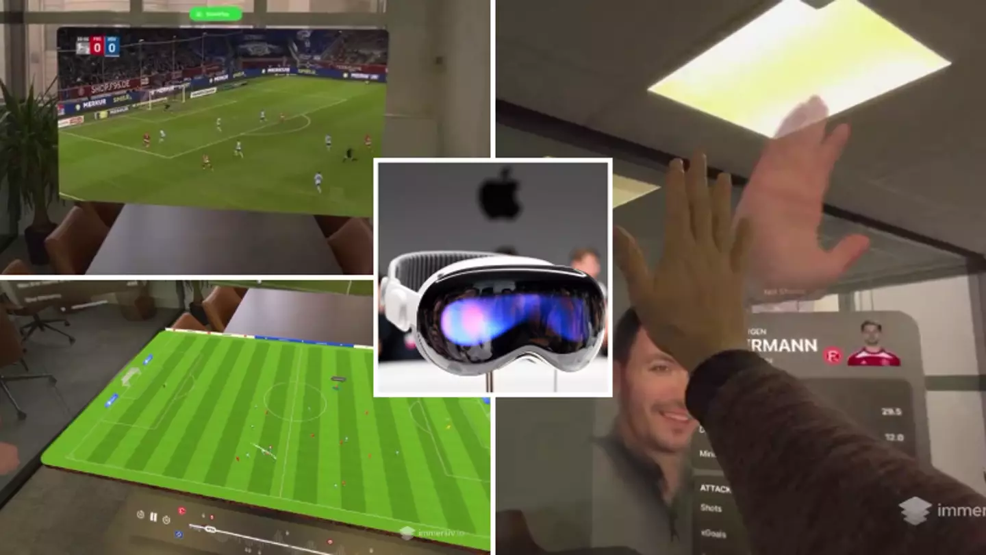 Fan watches Bundesliga game on Apple Vision Pro and the footage is incredible