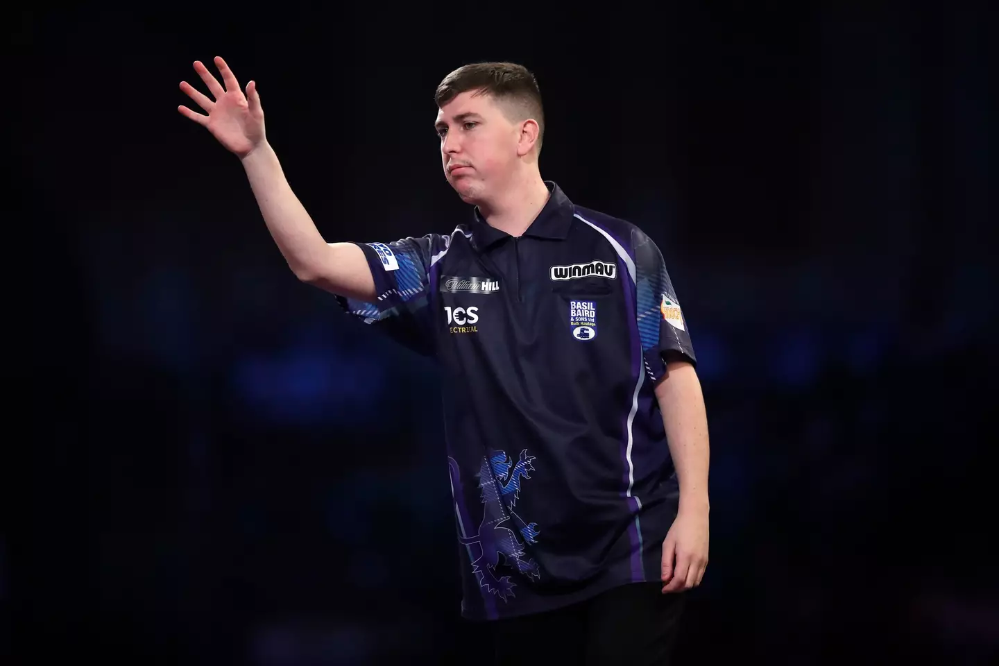 Borland has collected £28,000 in prize money over his two-year PDC stint. Image credit: Getty