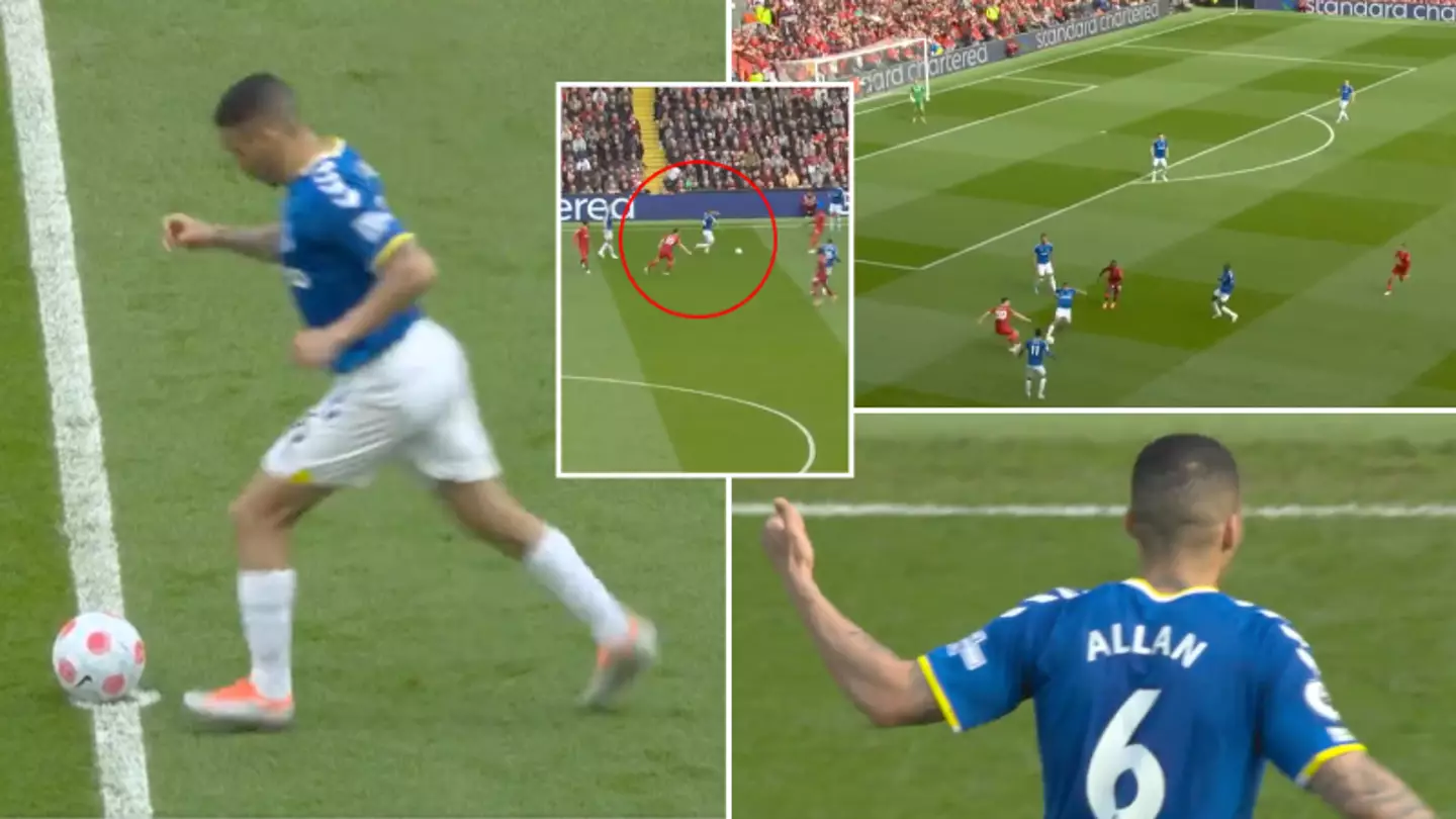 Sky Sports Post Compilation Of Allan's 'Attempted Passes' Against Liverpool