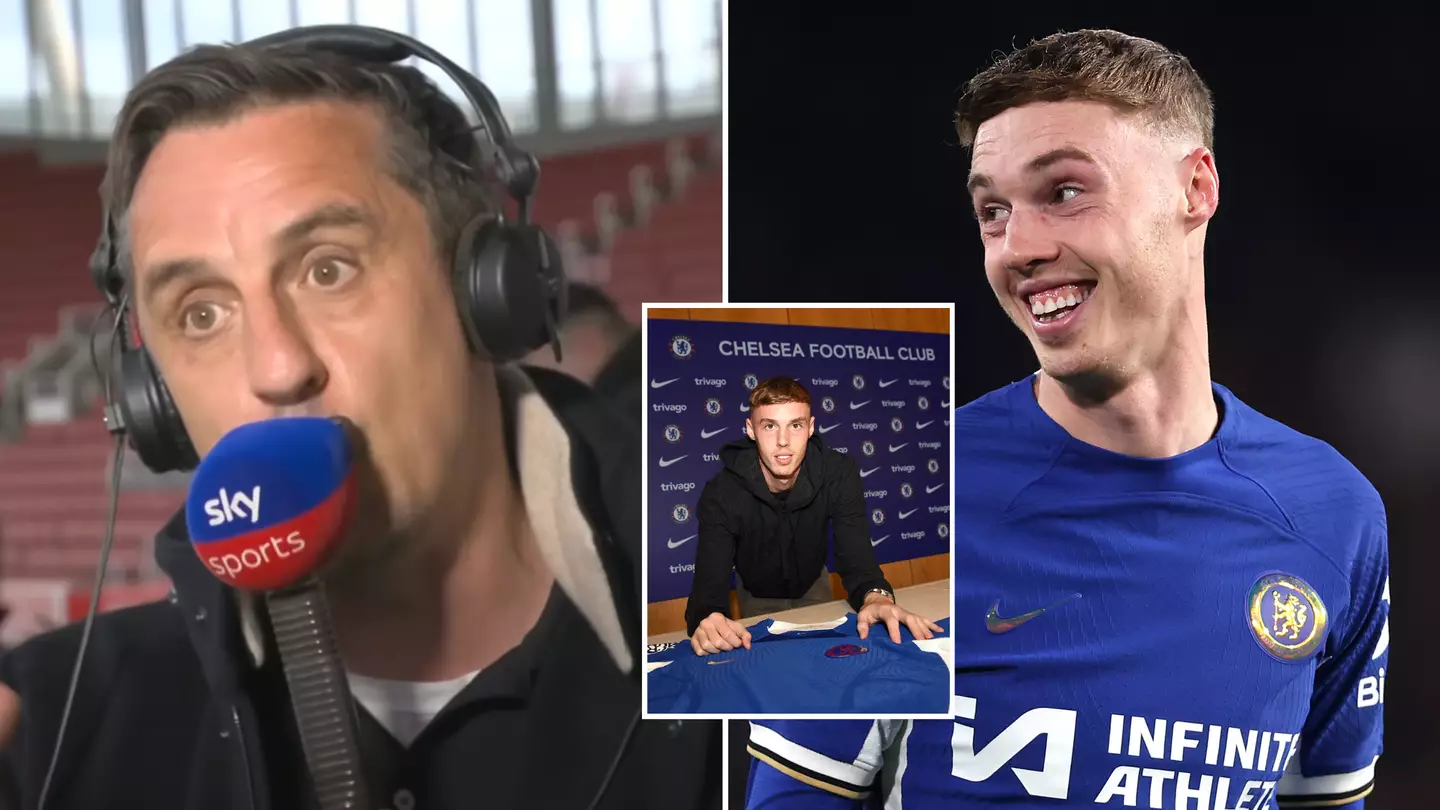 Gary Neville embarrassed as comments about 'mad' Cole Palmer signing resurface after Chelsea heroics