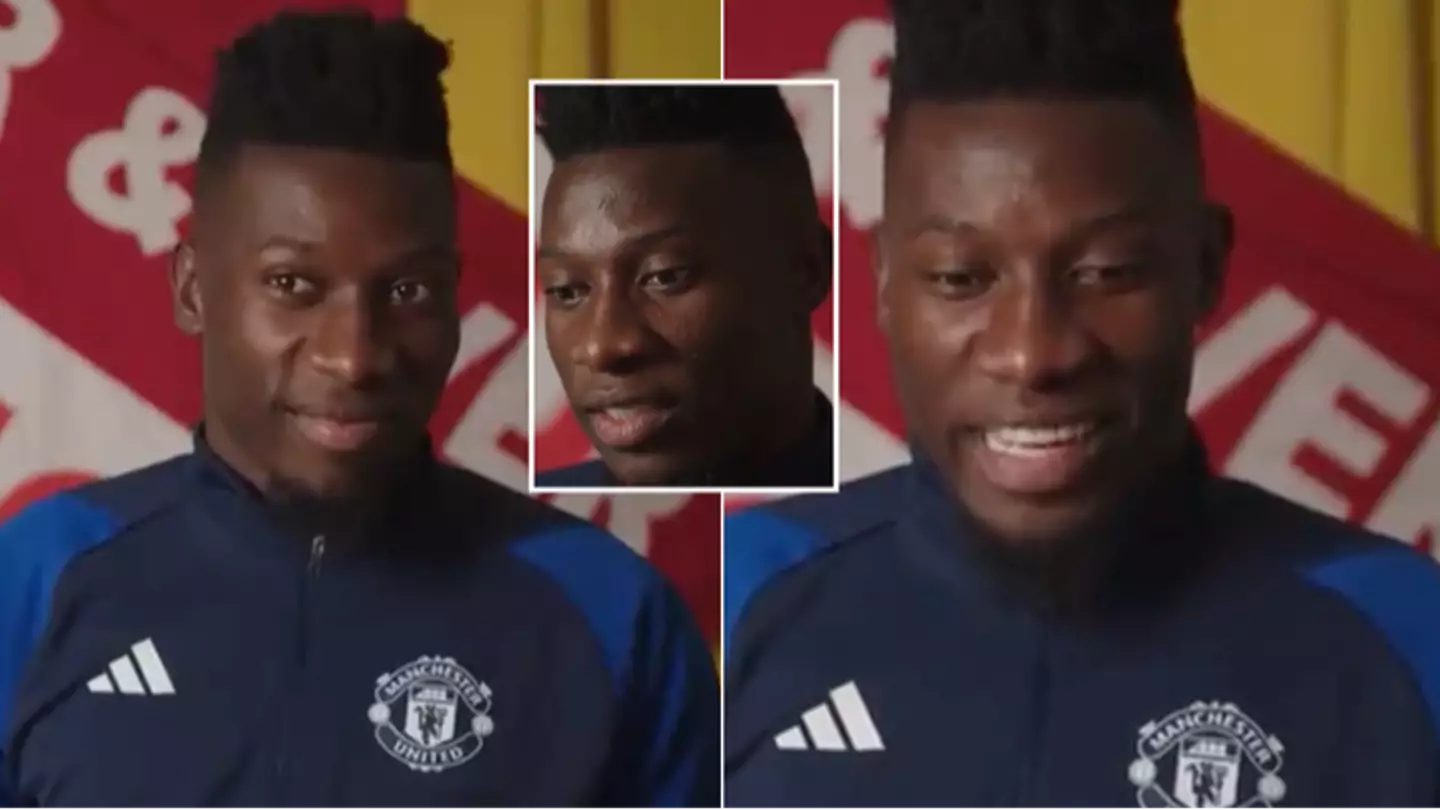 Man Utd fans are loving Andre Onana's emotional response to interview question