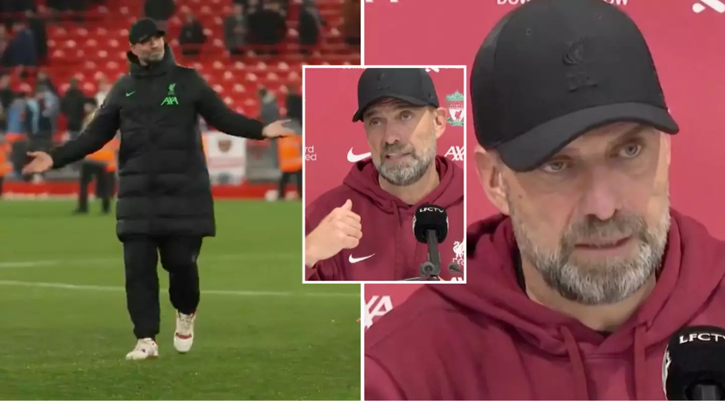 Jurgen Klopp criticises Anfield atmosphere in press conference, he's not happy