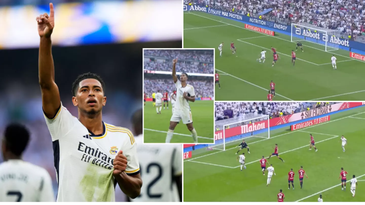Jude Bellingham serenaded by Bernabeu with iconic song as he scores stunning brace for Real Madrid