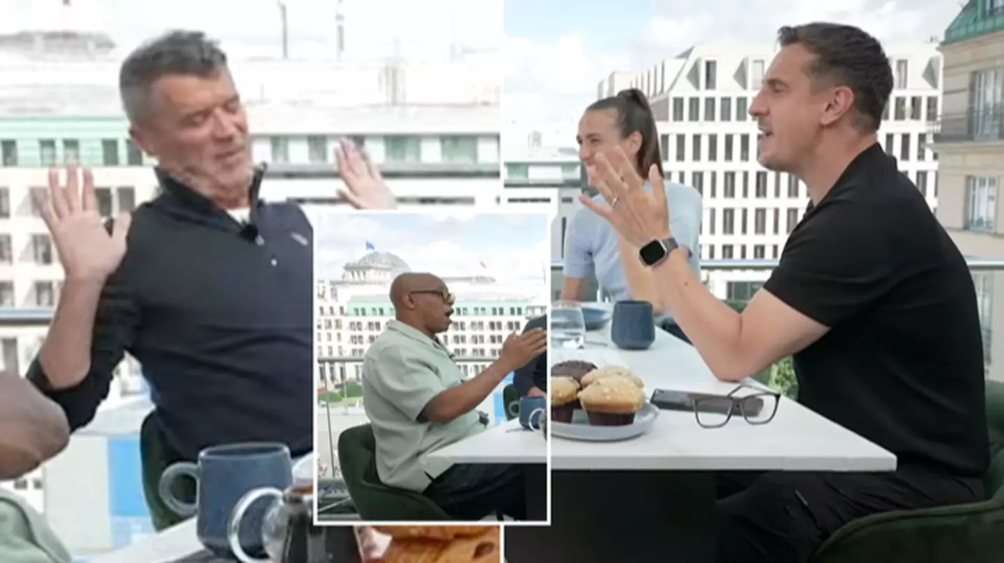 Roy Keane says 'I'm staying out of it' as Gary Neville and Ian Wright argue about England and Spain combined XI