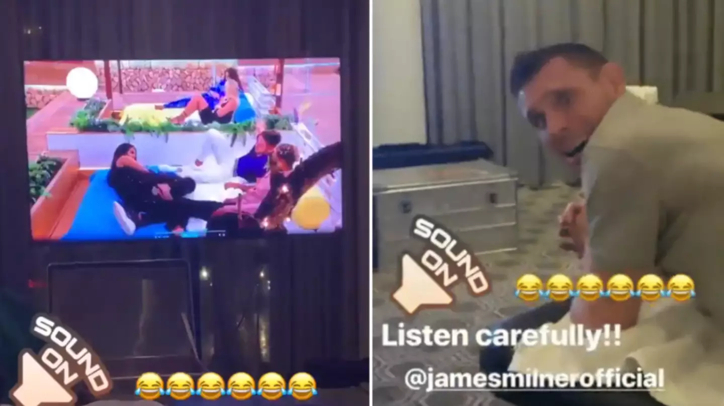 Never Forget James Milner's Reaction To Being Called 'Boring Milner' On Love Island