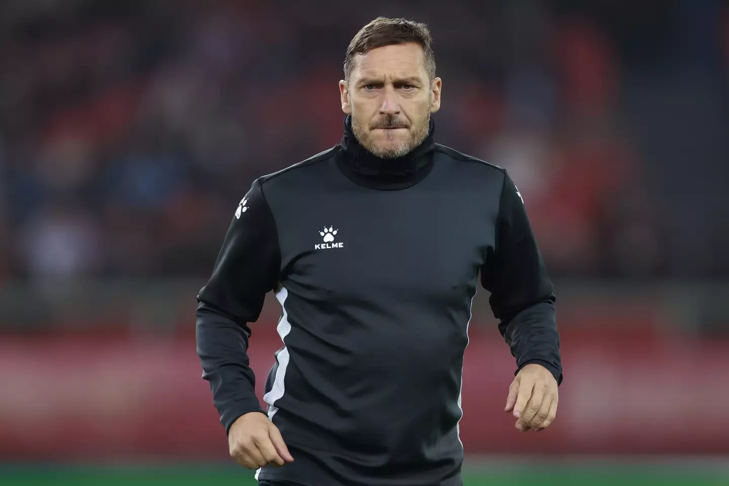 Totti at the 2023 'world super-footballer games' between American Star Team and European Star Team at Wuhan Sports Center on November 26, 2023. Image credit: Getty