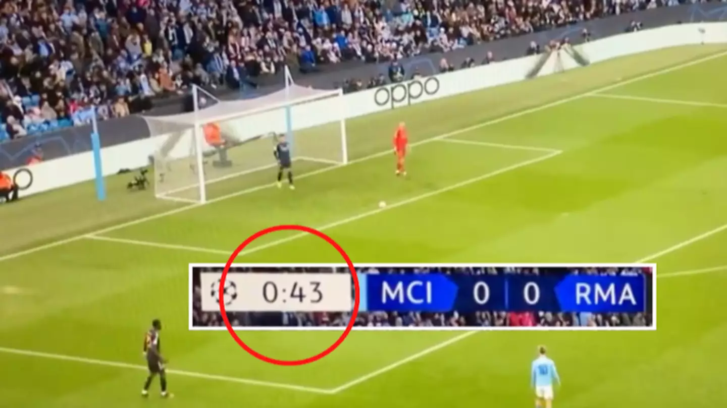 Fans may have missed Real Madrid's bizarre goal kick routine 43 seconds into game vs Man City