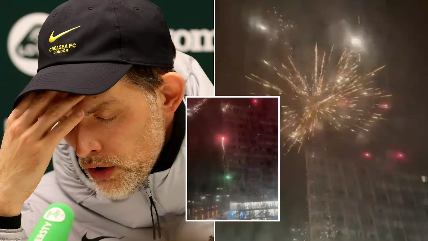 Everton Fans Set Off Fireworks In Front Of Chelsea Hotel At 2:40AM, Went On For An 'Hour And A Half'