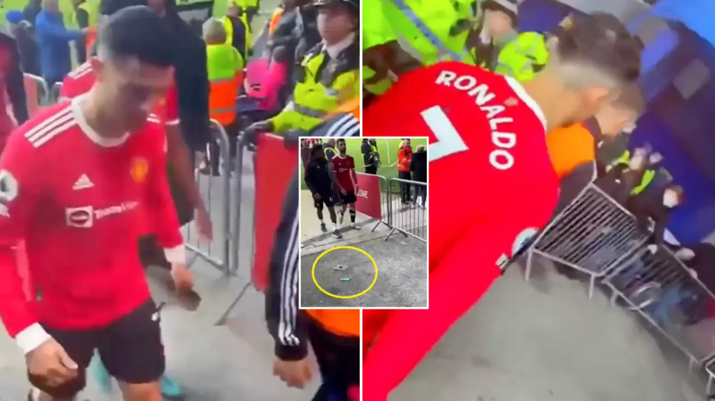 Cristiano Ronaldo charged by the FA for slapping mobile phone out of teenage fan's hand