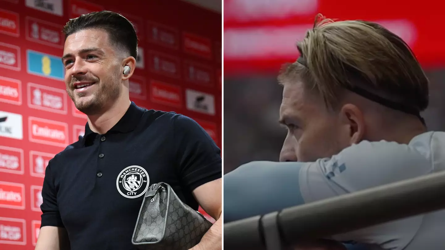 Journalist spots 'surreal' thing Jack Grealish did at Wembley after FA Cup final defeat to Man Utd