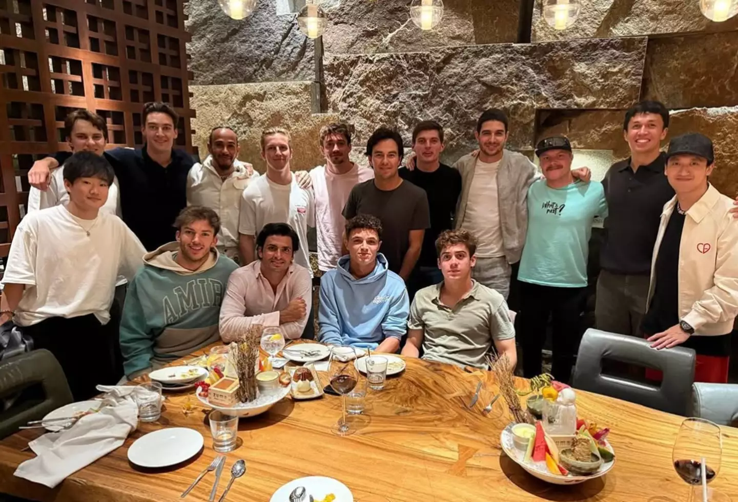 Lando Norris poked fun at the beef between Max Verstappen and George Russell. Image: Instagram/Lando Norris