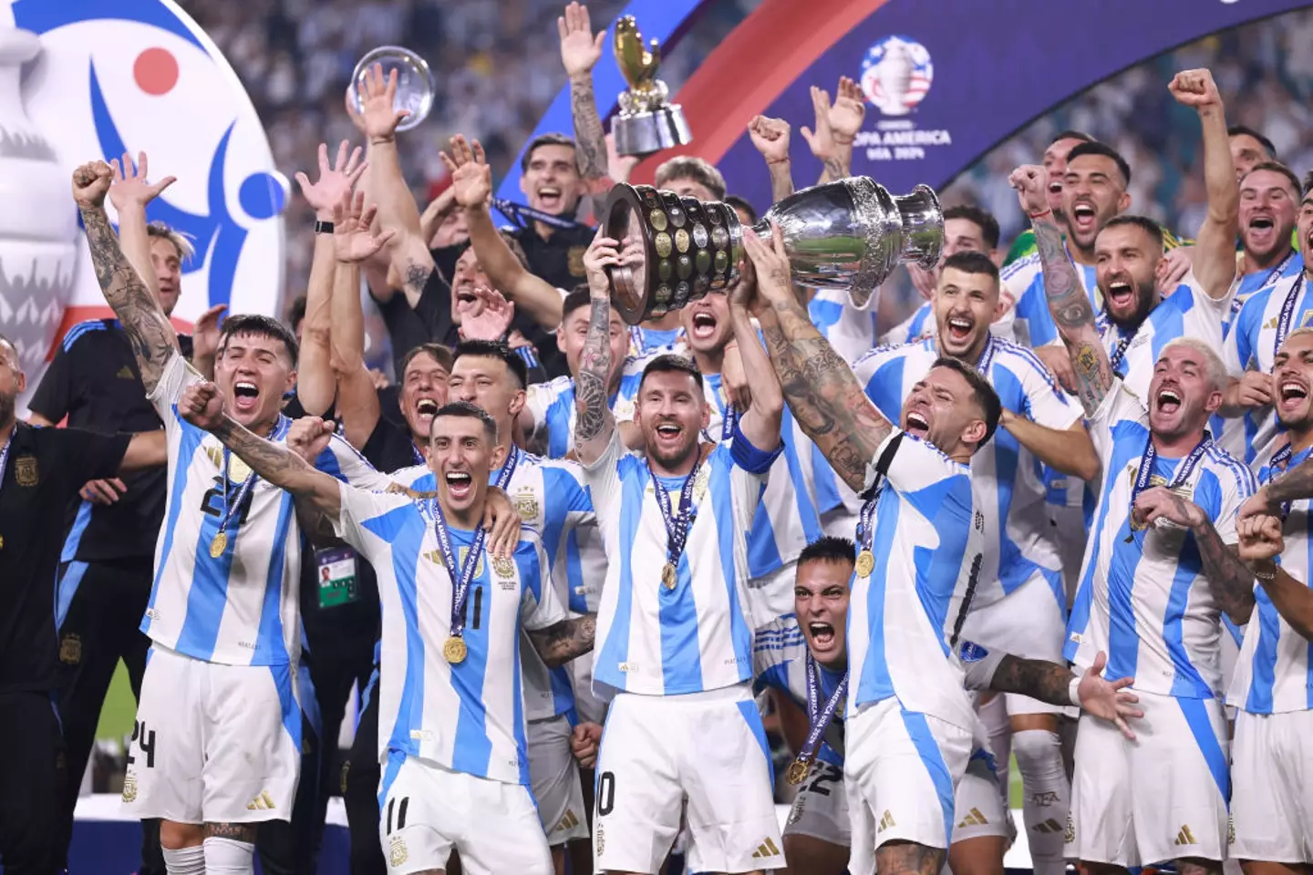 Lionel Messi led Argentina to victory in the 2024 Copa America. (Image: Getty)
