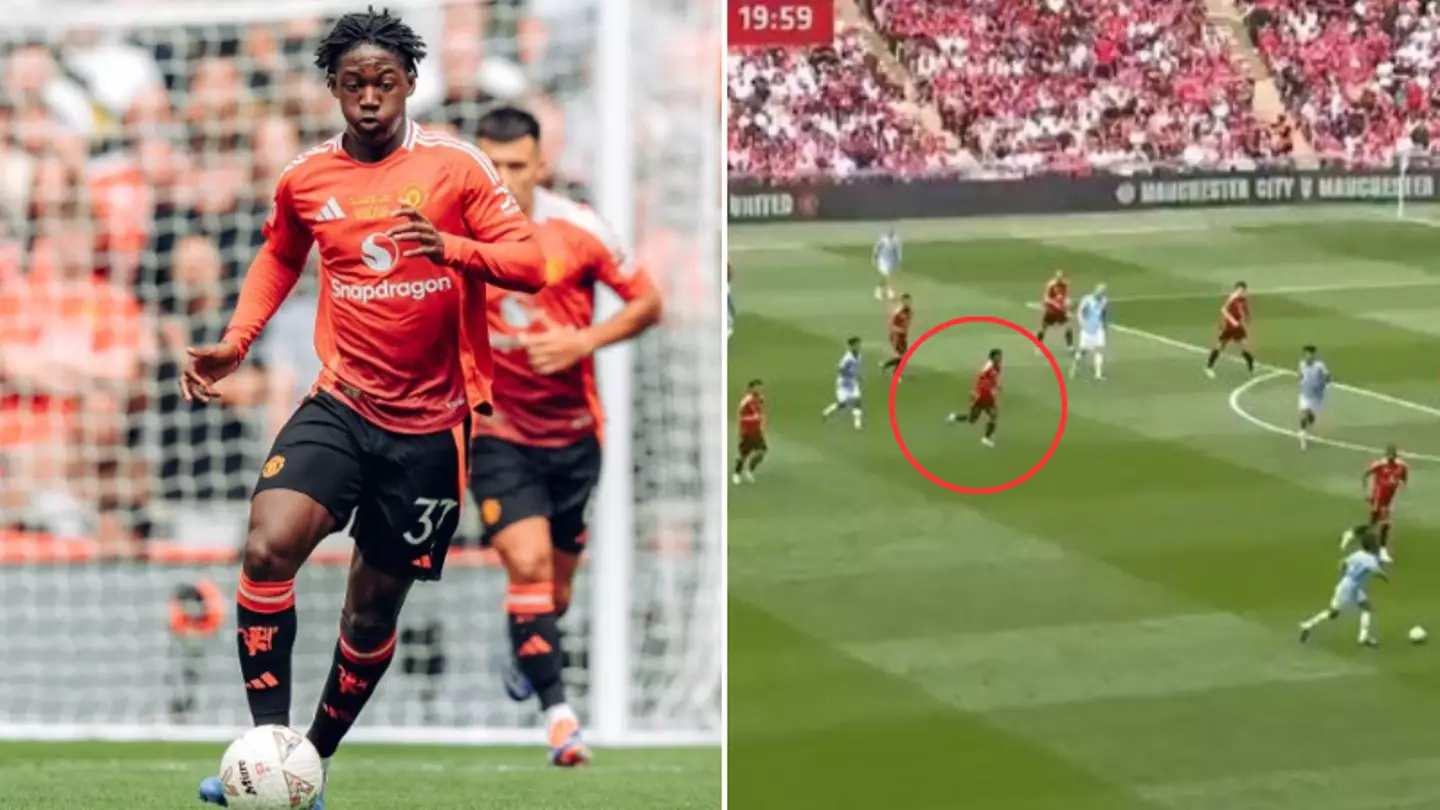 Man Utd fans spot something about Kobbie Mainoo that’s ‘very different’ during Community Shield
