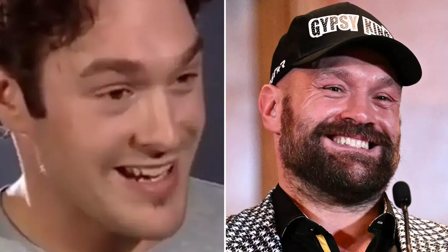 Tyson Fury's original voice before it was permanently damaged from punch is really weird to hear