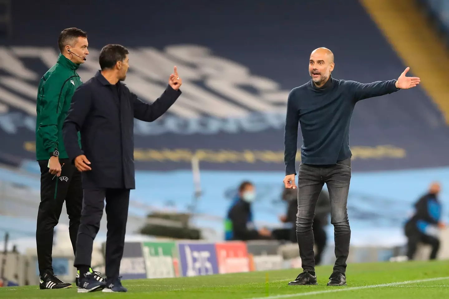 Sergio Conceicao accused Pep Guardiola of insulting him in 2020.